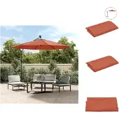 vidaXL Housse de rechange pour parasol Terracota 300 cm