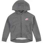 Nike Kids Veste de survêtement 'Club Fleece' gris chiné / rose clair