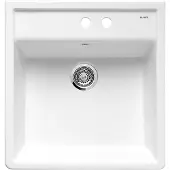 BLANCO Evier en céramique PANOR 60 630 x 600 mm blanc cristal brillant 514501