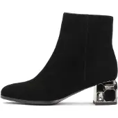 Kazar Bottines gris argenté / noir