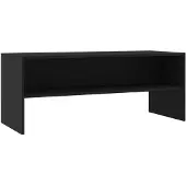 vidaXL Armoire TV noire 100x40x40 cm Bois composite