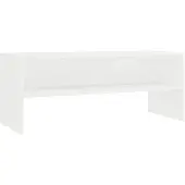 vidaXL Armoire TV Blanc 100x40x40 cm Bois composite