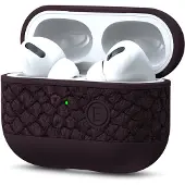 Njord Collections Salmon Leather Case Apple AirPods Pro 1 / Pro 2 - Rust