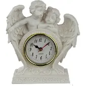 Puckator Paix céleste, amour infini, horloge de cheminée Cherub