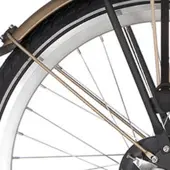 Alpina Fender Rod arrière 26 courbe or mat