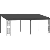 vidaXL Pavillon mural 3x6 m Anthracite Tissu