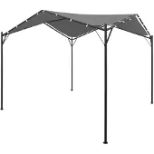vidaXL Pavillon de jardin anthracite 4x4 m