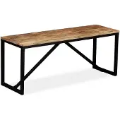 vidaXL Banc 110 x 35 x 45 cm Bois de manguier massif