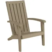 vidaXL Chaise de jardin Adirondack Marron clair Polypropylène