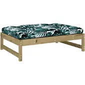 vidaXL Tabouret de jardin 120x80 cm Bois de pin imprégné