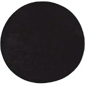 vidaXL Tapis lavable anthracite Ø 200 cm antidérapant