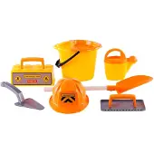 Cavallino Toys Bucket avec kit de maçonnerie, 7 pcs.