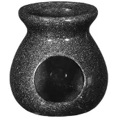 Ideas 4 Seasons Idées 4 saisons Vesuvius Brûleur parfumé noir ø10x10cm
