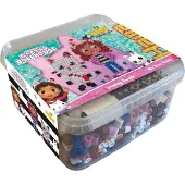 Hama Perles Maxi - 900 pces + 1 plaque - Gabby's Dollhouse - - UneTaille - Perles