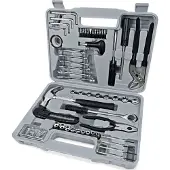 Monzana Mallette à outils 141 pcs en Acier - Bricolage Tournevis Pince Marteau Garage