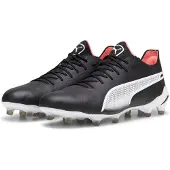 Puma Chaussure de foot 'King Ultimate' noir / blanc