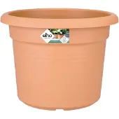 Elho Green Basics Cilinder Pot De Fleurs Marron Clair 55 Cm