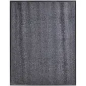 vidaXL Paillasson Gris 117x220 cm PVC