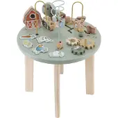 Little Dutch 7141 Table d'activités/de jeu en bois - Little Farm vert