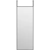 vidaXL Miroir de porte noir 30x80 cm verre et aluminium