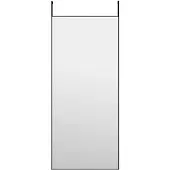 vidaXL Miroir de porte noir 40x100 cm verre et aluminium
