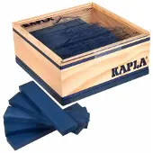 Capolavoro KAPLA 40 Planches de Construction en Bois Bleu Fonc 40 Carr s pour les 3 Ans