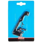 Elvedes Post Mount/is Adaptateur de pince de frein à disque arrière Pour vélo Noir 180 mm Noir 180 mm