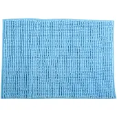 MSV Tapis de bain Microfibre CHENILLE 40x60cm Bleu Ciel