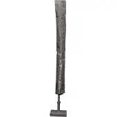 Lesli Living - Housse de protection pour parasol 4m - Gris