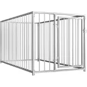 vidaXL Enclos pour chiens d'extérieur 100 x 200 x 100 cm