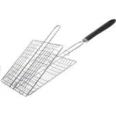 B2X ORION Grille de cuisson / Panier de cuisson / Grille de cuisson POUR GRILLER DES BOURGES fermant à clé avec poignée