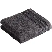 Vossen Serviette de toilette Vossen Cult de Luxe Graphite (set de 3) (50 x 100 cm)