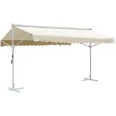 vidaXL Store autoportant 600x300 cm Crème