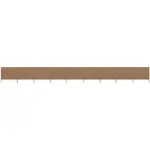 vidaXL Tissu brise-vent 9 pièces 1200 x 160 cm Taupe