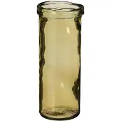 Mica Decorations Vase en verre recyclé marron H28