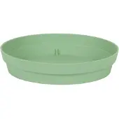 Eda Soucoupe ronde toscane - Ø22.5cm - Vert Laurier - Plastiques