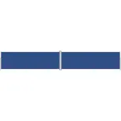 vidaXL Store latéral extensible bleu 160x1000 cm
