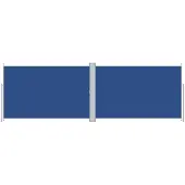vidaXL Store latéral extensible bleu 200x600 cm