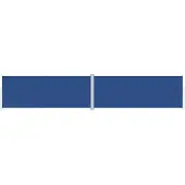 vidaXL Store latéral extensible bleu 200x1000 cm