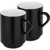 kela Tasse Kela Mattia Black (Ensemble de 2)