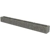 vidaXL Lit surélevé à gabion Acier galvanisé 540x50x50 cm