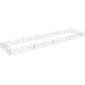 vidaXL Gabion -Pflanzer vermehrte 400x100x20 cm verzinkter Stahl