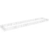 vidaXL Gabion haut-plateau Acier galvanisé 500x100x20 cm