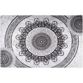 vidaXL Tapis lavable antidérapant 80x150 cm Multicolore