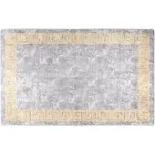 vidaXL Tapis lavable antidérapant 80x150 cm Gris