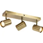 QAZQA Plafonnier moderne bronze 3 lumières réglable rectangulaire - Jeana