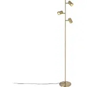 QAZQA Lampadaire moderne bronze 3 lumières - Jeana