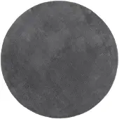 vidaXL Tapis HUARTE à poils courts doux et lavable anthracite Ø 120 cm