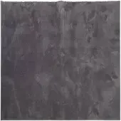 vidaXL Tapis HUARTE à poils courts doux lavable anthracite 120x120 cm