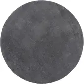 vidaXL Tapis HUARTE à poils courts doux et lavable anthracite Ø 80 cm